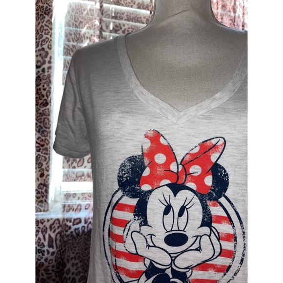 Red & Gray Disney Minnie Mouse Tee ❤️ - Picture 3 of 17